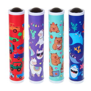 Калейдоскоп, бумага, стекло, пластик ABS, 18х4см, 4 дизайна (10702070/050825/5267876, Китай)