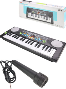 Музыкальная игрушка /Синтезатор/(37 клавиш,микр,нет USB,3*АА не в к-те)(43,5x6x16cм) (Арт. 2096052)