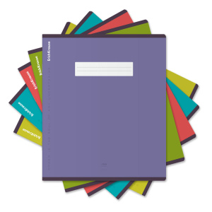 Тетрадь общая ученическая ErichKrause® Unicolor Bright, 48 листов, линейка