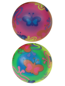 Мяч мягкий ППУ (6,3 см) /Бабочки/ (в пак( Арт. ММ-9817)