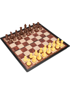 Шахматы пластиковые магнитные (25*25*2см, доска-пластик, фигуры пластик, в коробке)(Арт. FCJ1344789)