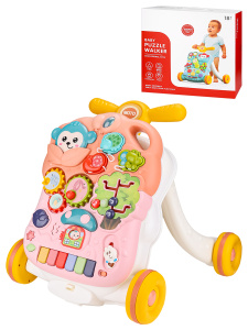 Каталка развивающая 3 в 1 (44х38х38,столик, бизиборд, звук, бат. 3*AA не в к-те) (арт. 2434658)