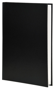 Ежедневник А5 недат. LITE 160 л. 147х210 мм тв. обл. б/винил черн. лин.
