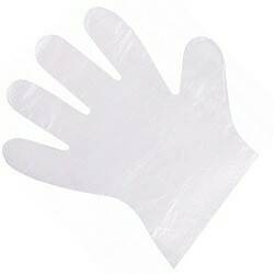 Перчатки одноразовые полиэтиленовые набор (100шт).