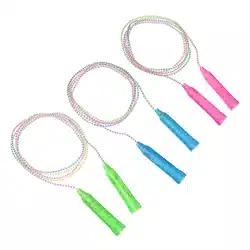 Скакалка радужная тм BY SPORT, 2,3м, d4,3мм, пластик, ПВХ, 3 цвета (10702070/171025/5366502, Китай)