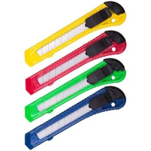 Нож канцелярский 18 мм, европодвес