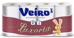 Туал.бум. Вейро 3-х сл. Люксория/8шт.