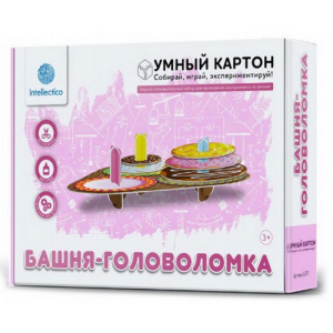 Научно-познавательный набор для детского творчества и экспериментов /Башня-головоломка/