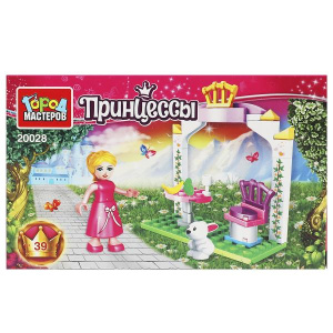 Конструктор завтрак принцессы, 39 дет. Город мастеров в кор.2*40шт