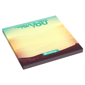 Самоклеящийся блок Berlingo /Ultra Sticky. Scenic/, 75*75мм, 50л, с рисунком