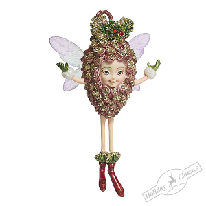 Сказочная фея-шишка 7,5х3,5х14 см