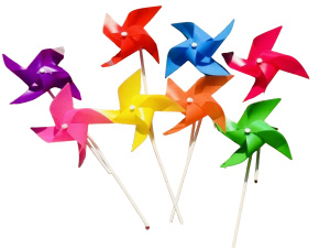 Ветерок (21х40см) (8 цветов микс, в одном пакете по 10 шт.) ( Арт. ВТ-0700)