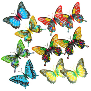 Декор /Бабочка/ на магните 11см 10шт/уп (набор)