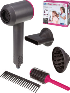 Игровой набор /Фен/ (звук, бат. 2*AA не в компл., 2 насадки, 2 расчески) (арт. 2804567)