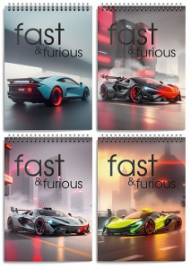 Блокнот А6 40 л. кл. Schoolformat ЖАЖДА ОЩУЩЕНИЙ греб. мел. карт., спл. Уф-лак наличие жесткой подло