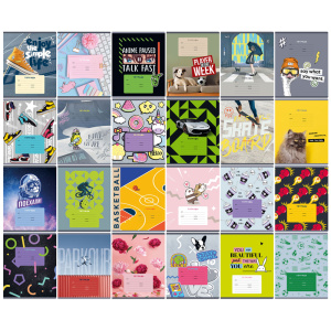 Тетрадь 24л., клетка BG /Super Mix -24/ Т5ск24 11738