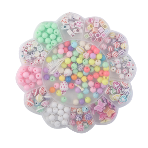 Набор бусин для творчества № 8, ПВХ-упаковка