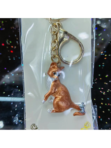 Брелок  для ключей /Котик с мышкой/, 4*6,5см Т-7199