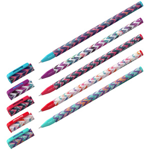 Ручка шариковая Berlingo /Funline. Exotic/ синяя, 0,7мм, рисунок на корпусе, ассорти CBp_07289 (1070