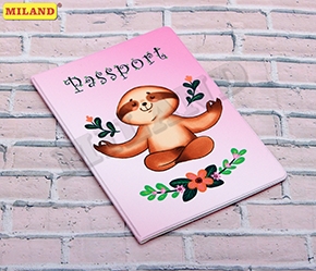 Обложка на паспорт Ленивец ПВХ slim ОП-2175