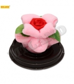 Полотенце сувенирное /Цветок/ ( 6 цветов микс, 12*8 см.) БП-3964