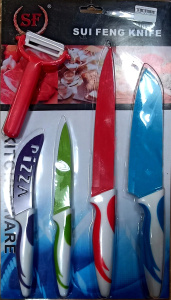 Набор ножей SUI FENG 4 ножа+овощечистка