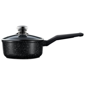 Ковш 1,6 л с крышкой и ручкой, пятислойное антипригарное покрытие, ГАРДАРИКА /Орион/,1616-18-10