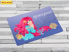 Обложка на паспорт Русалка ПВХ slim ОП-2324