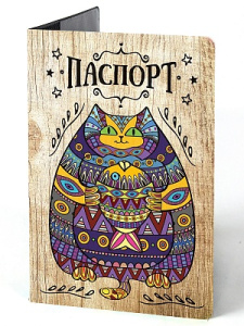Обложка на паспорт /Кот/ ОП-3430