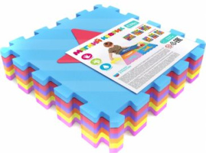 Развивающая игра Коврик Фигуры 6 элементов