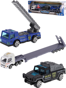 Набор метал. машинок /Автовоз с спецтехникой/(31х4,8х9,3 см)(2 маш. в наб.,4в. микс,в кор.) 2234500