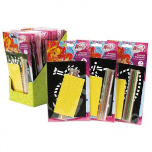 НАБОР Д/ТВОРЧЕСТВА /MULTIART/ ВИНКС /МОЗАИКА С БЛЕСТКАМИ/ В ПАК. В ДИСПЛЕЕ УП-24ШТ в кор.8*2уп