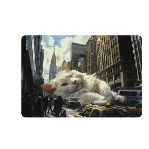Подкладка настольная пластиковая ErichKrause Big City Cats, А3 (в пакете по 12 шт.)
