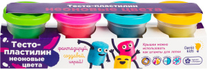 Набор для детской лепки /Тесто-пластилин. Неоновые цвета/.