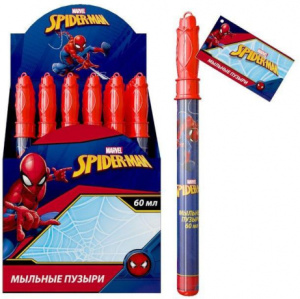 Мыльные пузыри Человек-Паук, колба в термоплёнке, 60 мл