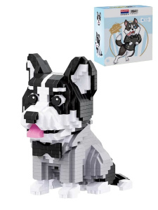 Конструктор пластиковый Balody /Пёсик в костюме/ (973 детали, в коробке) ( Арт. 18392BA)
