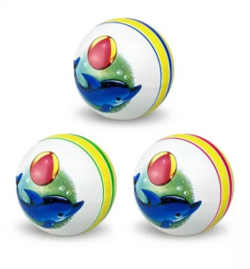 Мяч д.150мм.  Дельфин (в ассортименте)