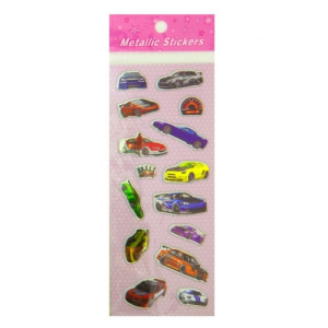 Metallic Sticker Объемные стикеры, металлик 7х18 см. Ассорти.