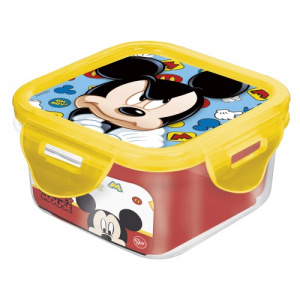 Контейнер пластиковый (квадратный, 290 мл). Микки Маус Символы