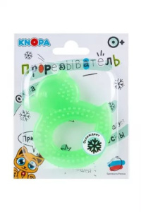80039, Прорезыватель охлаждающий /Колечко/ зеленый КНОПА 1/20