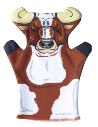 Домашний кукольный театр. Кукла-перчатка /Бык/