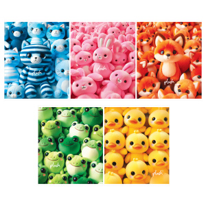 Тетрадь 48л., А5, клетка BG /Plush/, суперэконом Т5ск48 62702