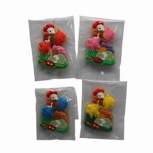 н.г.символ года петух магнит 3,5х0,5х5см 4в.