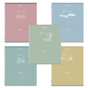 Тетрадь 24 л. BRAUBERG клетка, обложка картон, /ОДНОТОННЫЙ/, 106486