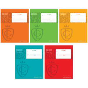 Тетрадь 18л., линия Greenwich Line /Royal book/, УФ-лак, 80г/м2