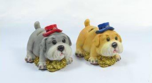 Копилка-полистоун CG50191 /Собака в  шляпе/, 7,1*7,1*10 см,асс J.Otten /8 /0 /96 /0