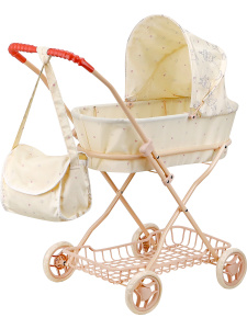 Коляска для кукол /Заюшка/ в наборе с сумкой (63х35х71см), в пакете (арт. 9325-NF)
