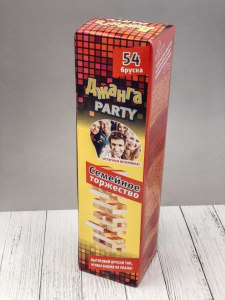 /ДЖАНГА-PARTY. СЕМЕЙНОЕ ТОРЖЕСТВО/ с заданиями (вес 1200 г, МДФ)