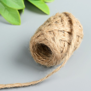 Тесьма декоративная текстиль /Джут косичка/ намотка 5 метров   4290414 (11206604/100822/0005465, Кит