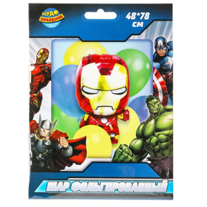 Шар фольгированная фигура железный человек 48*78 см ЧУДО ПРАЗДНИК в кор.525шт